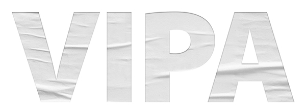 VIPA logo with paper graphics