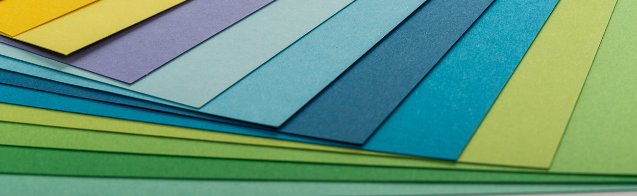 Multi colored paper